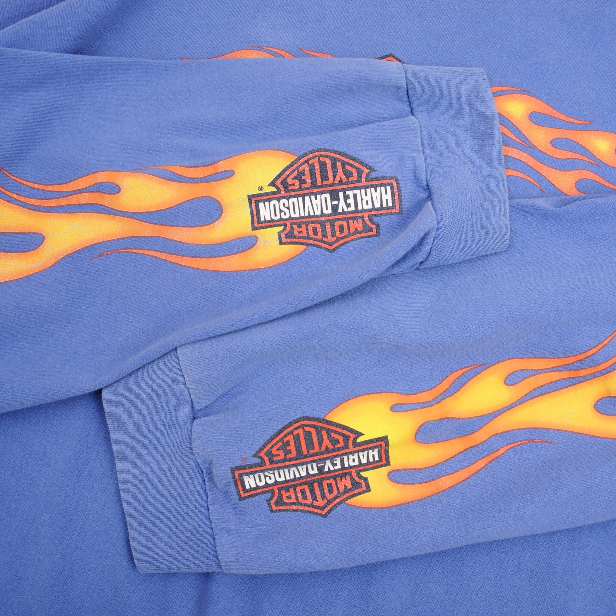 Vintage Harley Davidson Simi Valley Moorpark, CA Long Sleeve Tee Shirt 2003 Size 3XL