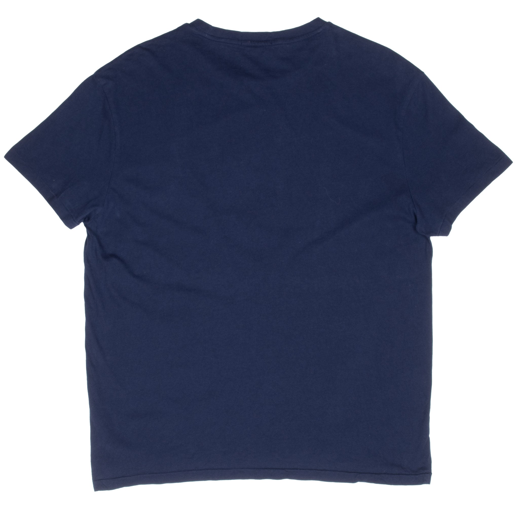 Vintage Ralph Lauren Polo Bear Captain Navy Blue Tee Shirt Large With Single Stitch Sleeves