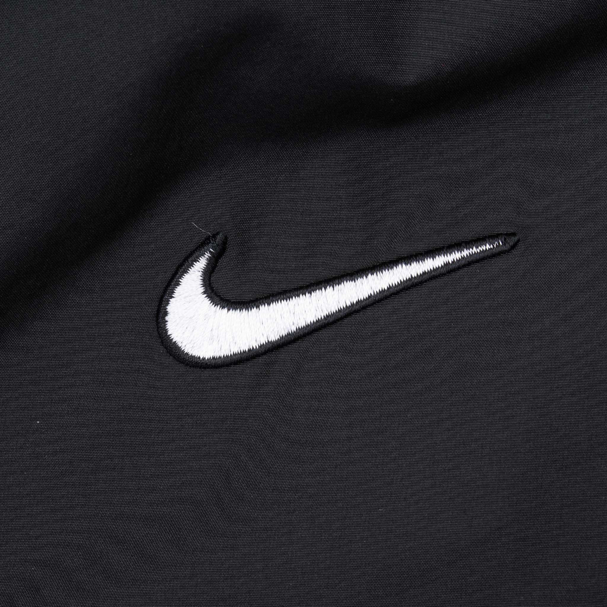 Vintage Nike Classic Swoosh Black Windbreaker Jacket 2000S Size Large
