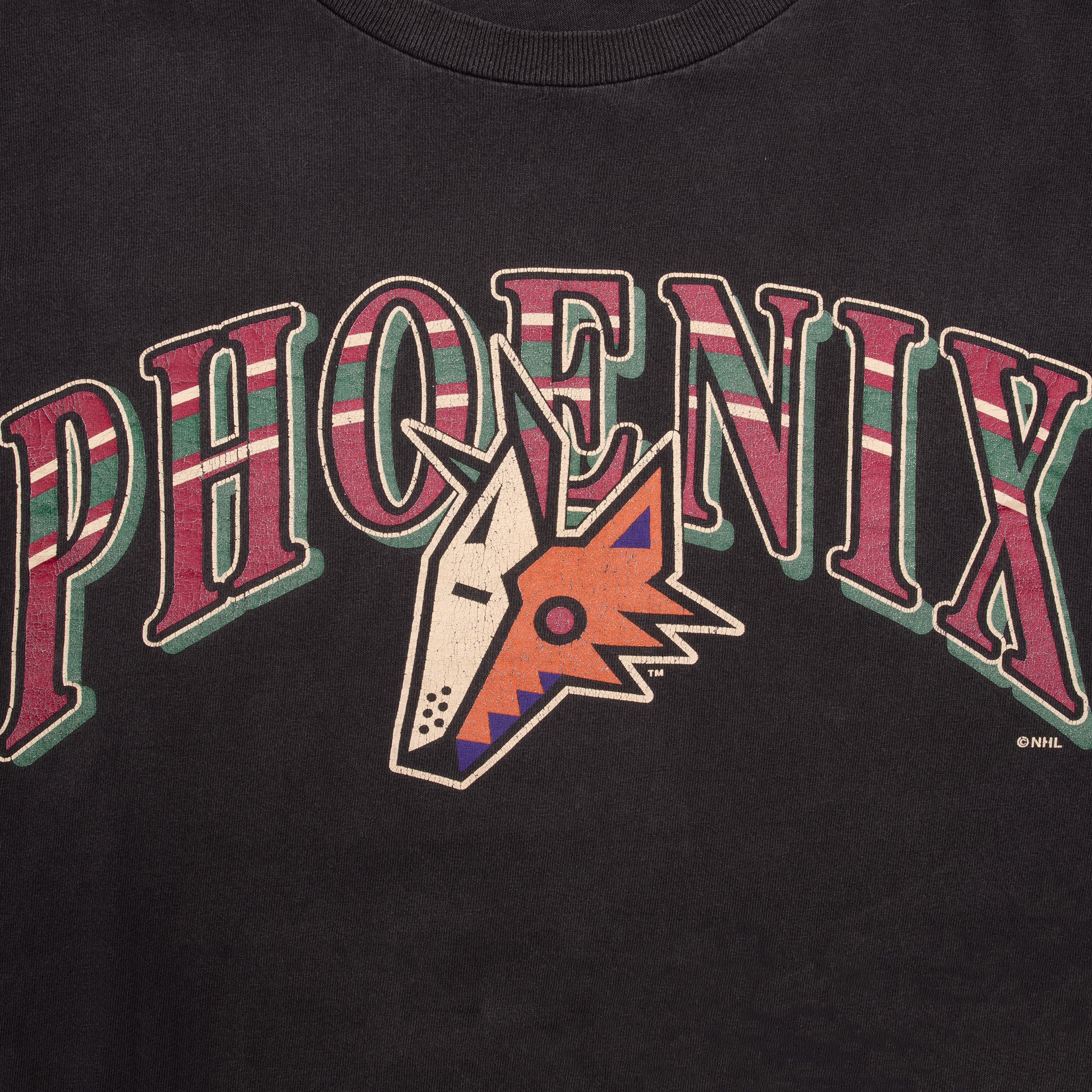 Vintage NHL Phoenix Coyotes 1990S Starter Tee Shirt Size 2XL