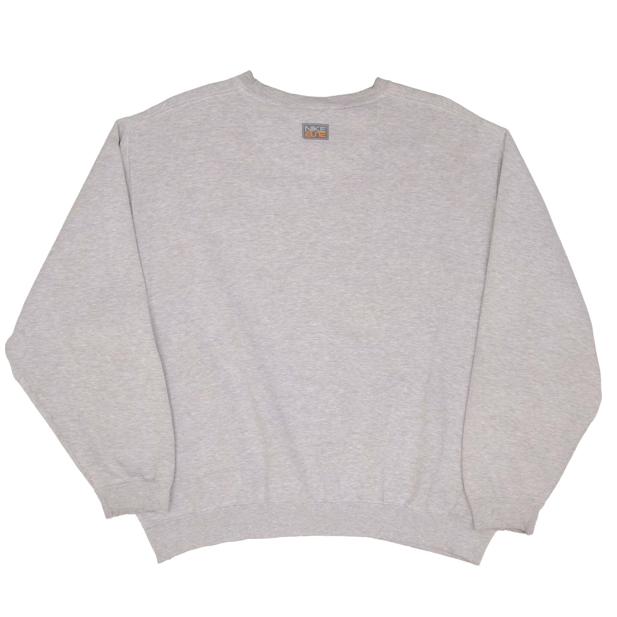 Vintage Nike Ncaa Carolina Basketball Grey Sweatshirt 1990S Size XL