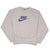 Vintage Nike Spellout Swoosh Grey Sweatshirt 1990S Size Large