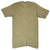 Back of plain olive green short-sleeve T-shirt
