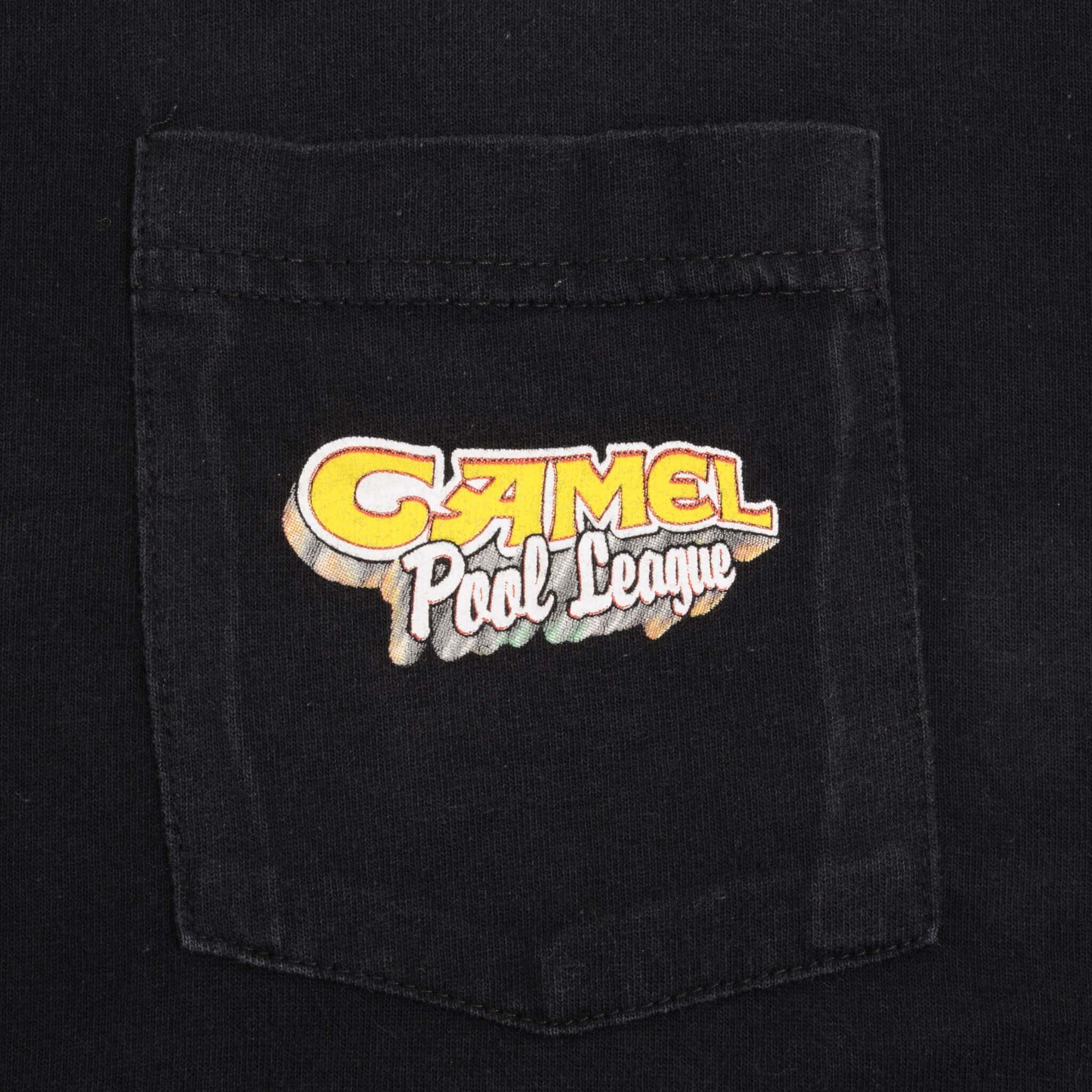 Vintage Camel Pool League 1990S Pocket Tee Shirt Size XL Made In USA