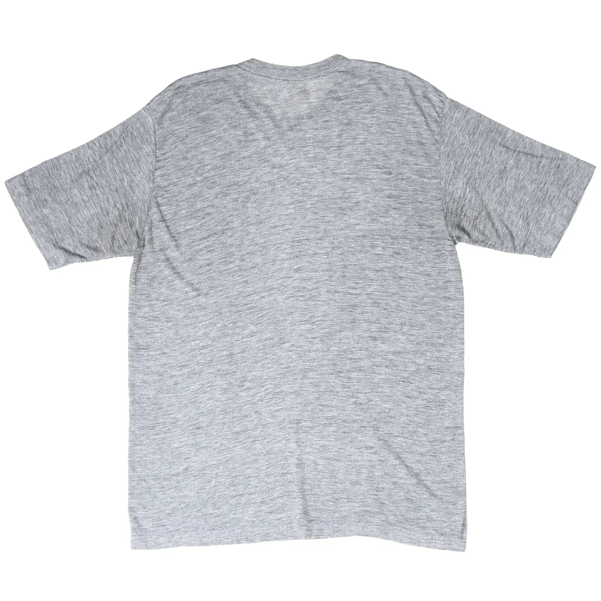 Plain back of gray Otterbein Football T-shirt