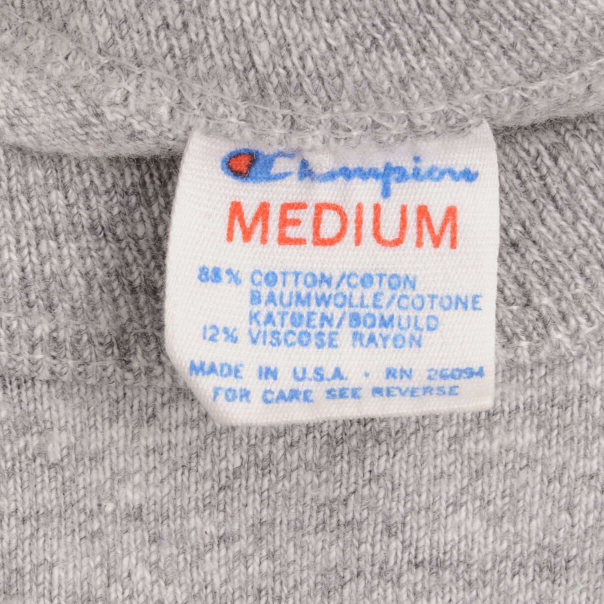 VINTAGE CHAMPION MUSTANGS PHYSICAL EDUCATION TEE SHIRT 1980S