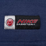 VINTAGE NIKE BASKETBALL CENTER SWOOSH NAVY BLUE TANK TOP TEE SHIRT 2000S XL