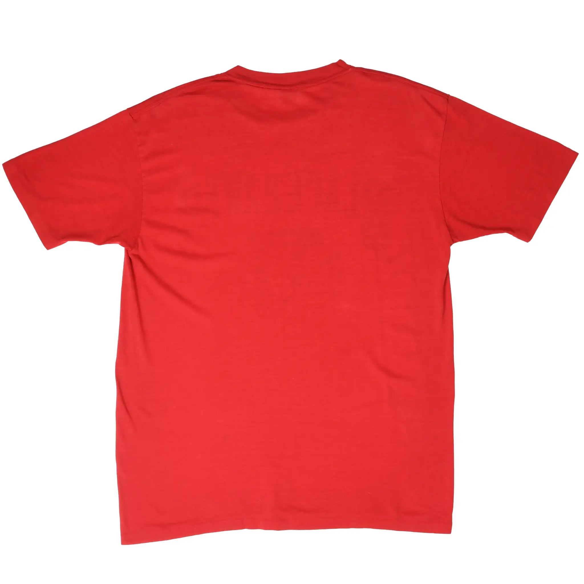 Plain back of red Chicago Blackhawks short-sleeve T-shirt