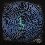 Vintage Mlb New York NY Yankees Vs NY Mets Subway Series Tee Shirt 2000 Size XL