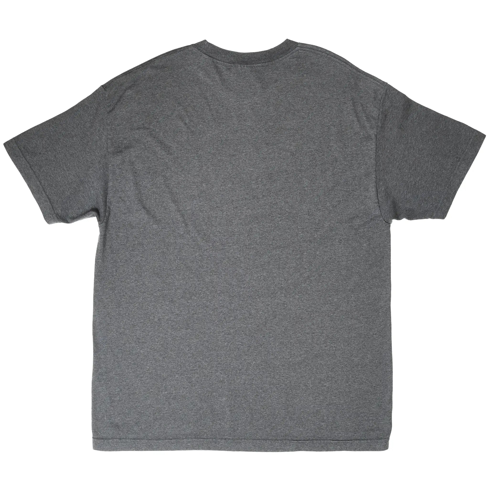 Back of plain dark gray Nike T-shirt