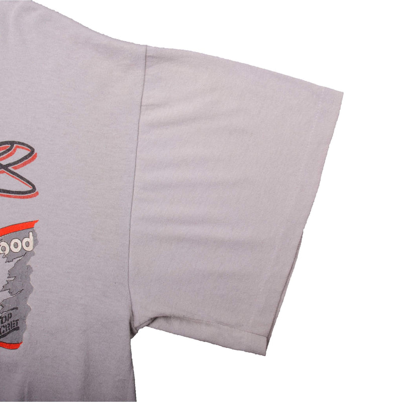 Vintage Nascar Dale Earnhardt Ready To Rumble Tee Shirt 1989 Size L With Single Stitch Sleeves. Made In USA   