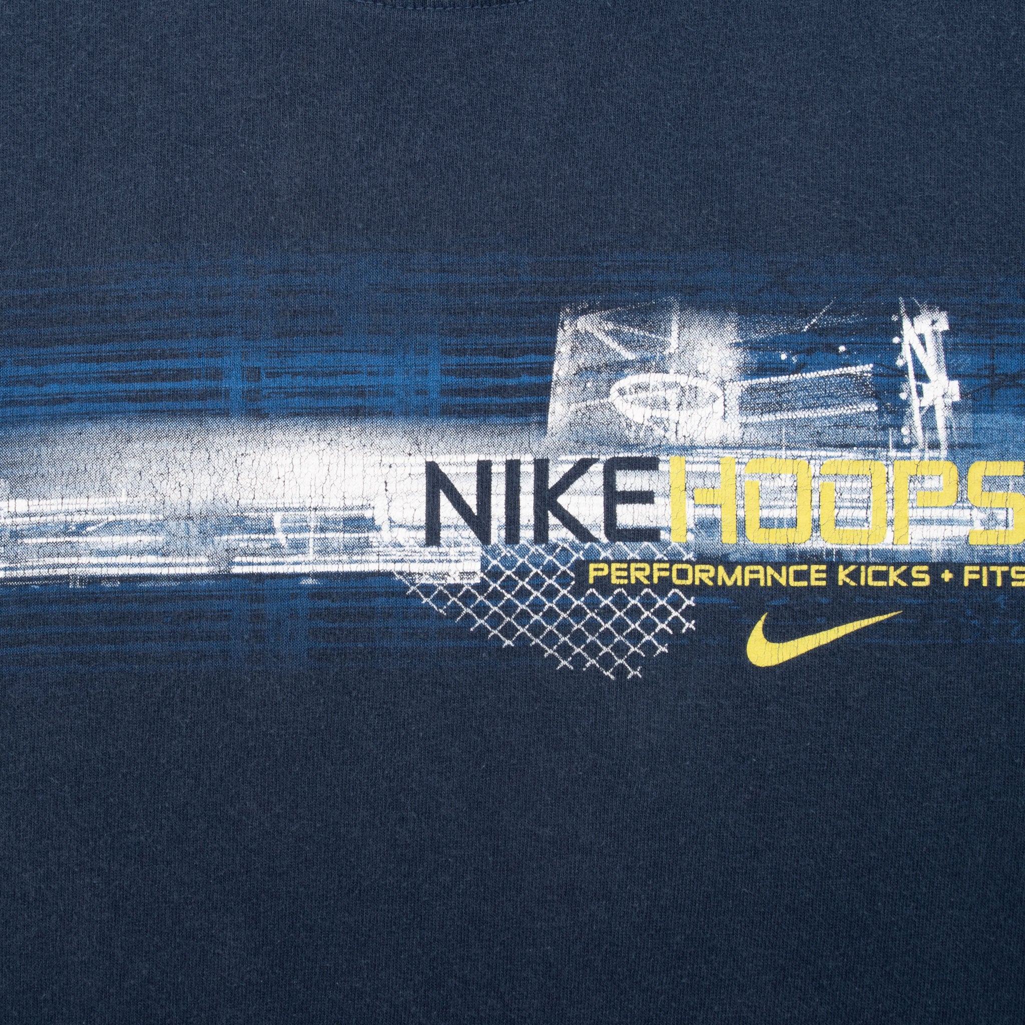 Vintage Nike Hoops Navy Blue Tank Top Tee Shirt 2000S Size Large