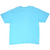 Back of light blue Nike short-sleeve T-shirt with a plain design