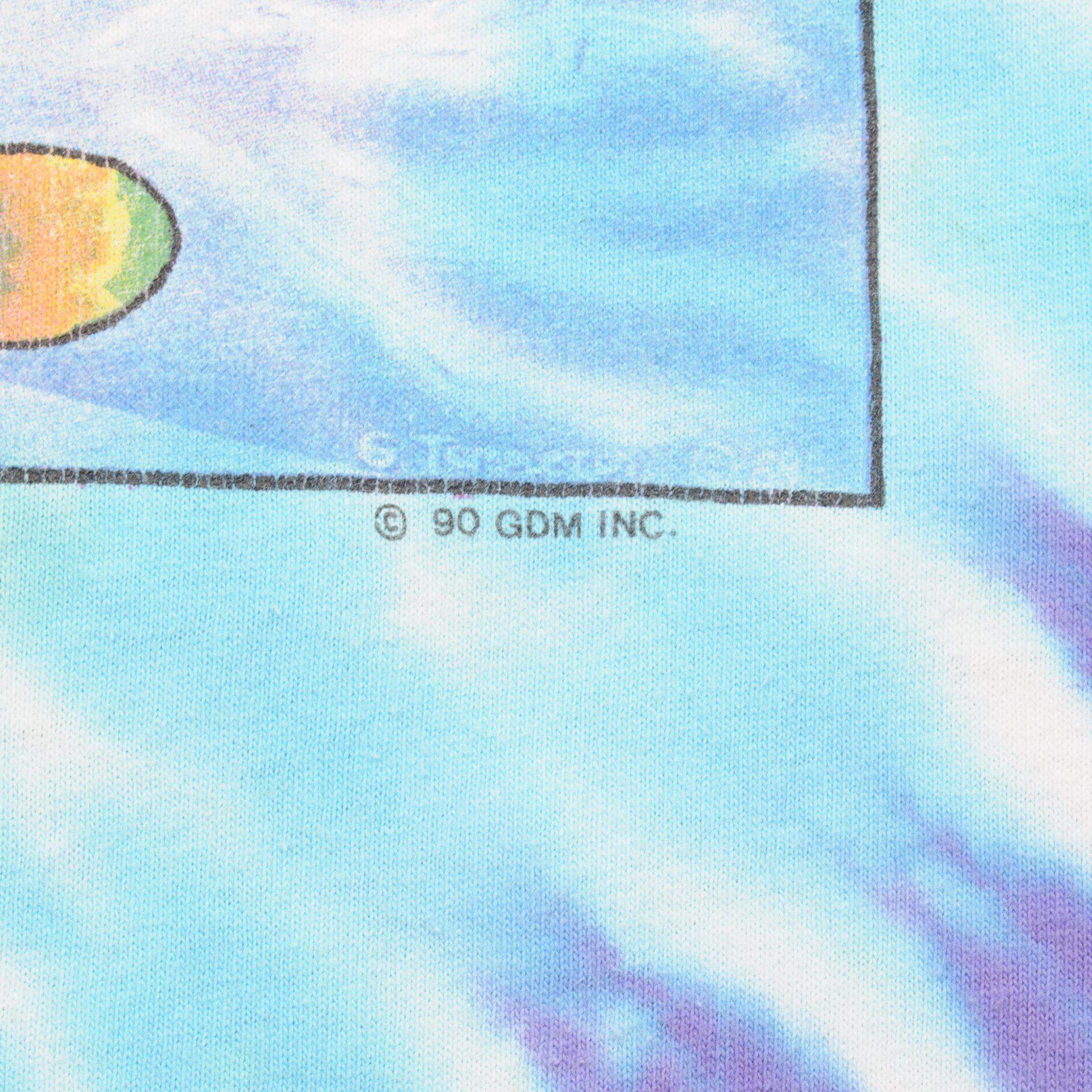 VINTAGE TIE-DYE THE GRATEFUL DEAD TEE SHIRT 1990 SIZE XL MADE IN USA