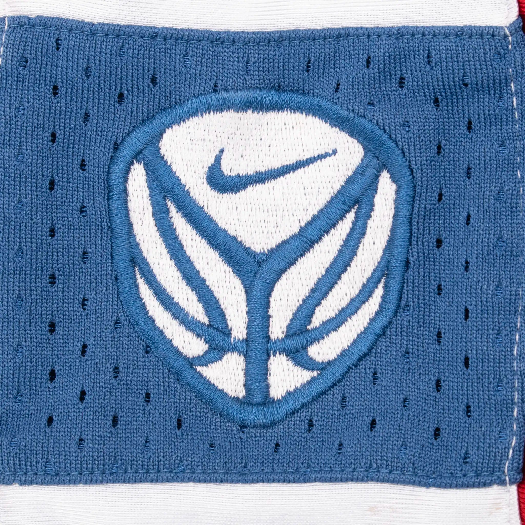 VINTAGE NIKE BLUE BASKETBALL TRACK SHORTS 2000S LARGE