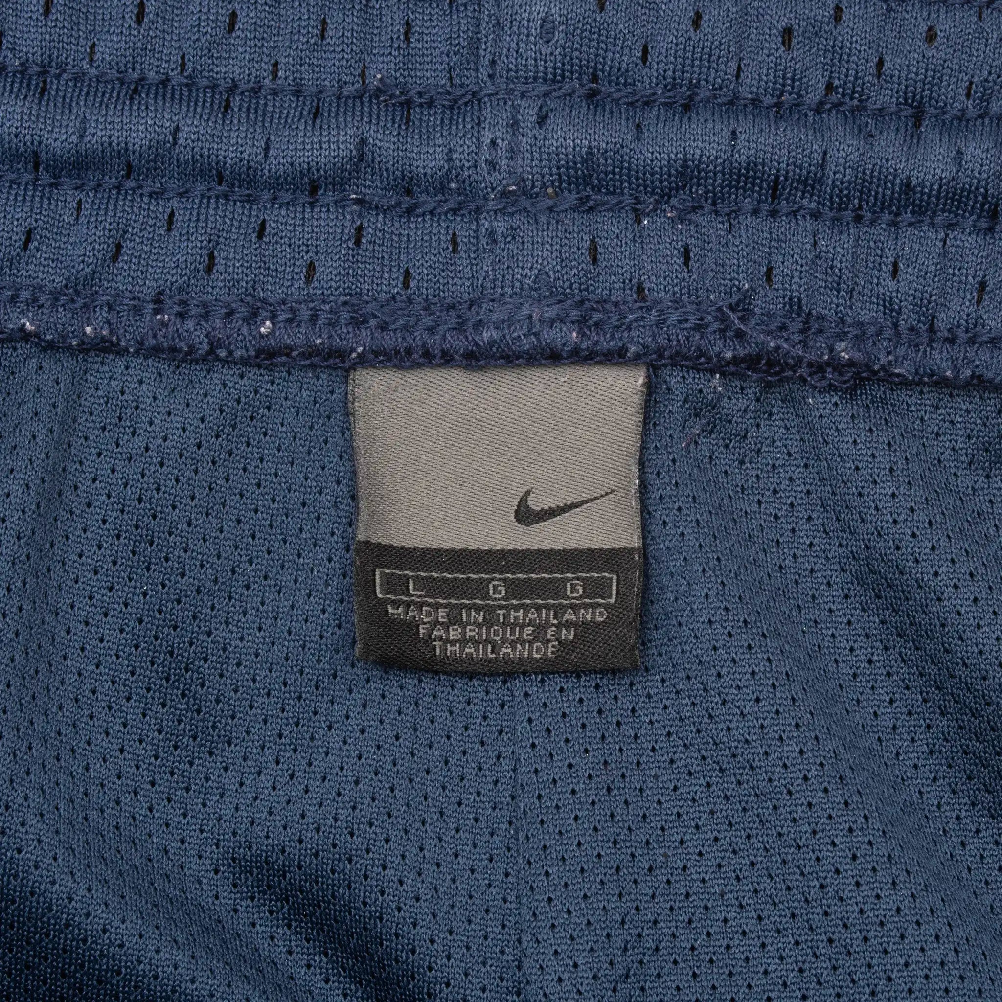 VINTAGE NIKE BLUE BASKETBALL TRACK SHORTS 2000S LARGE