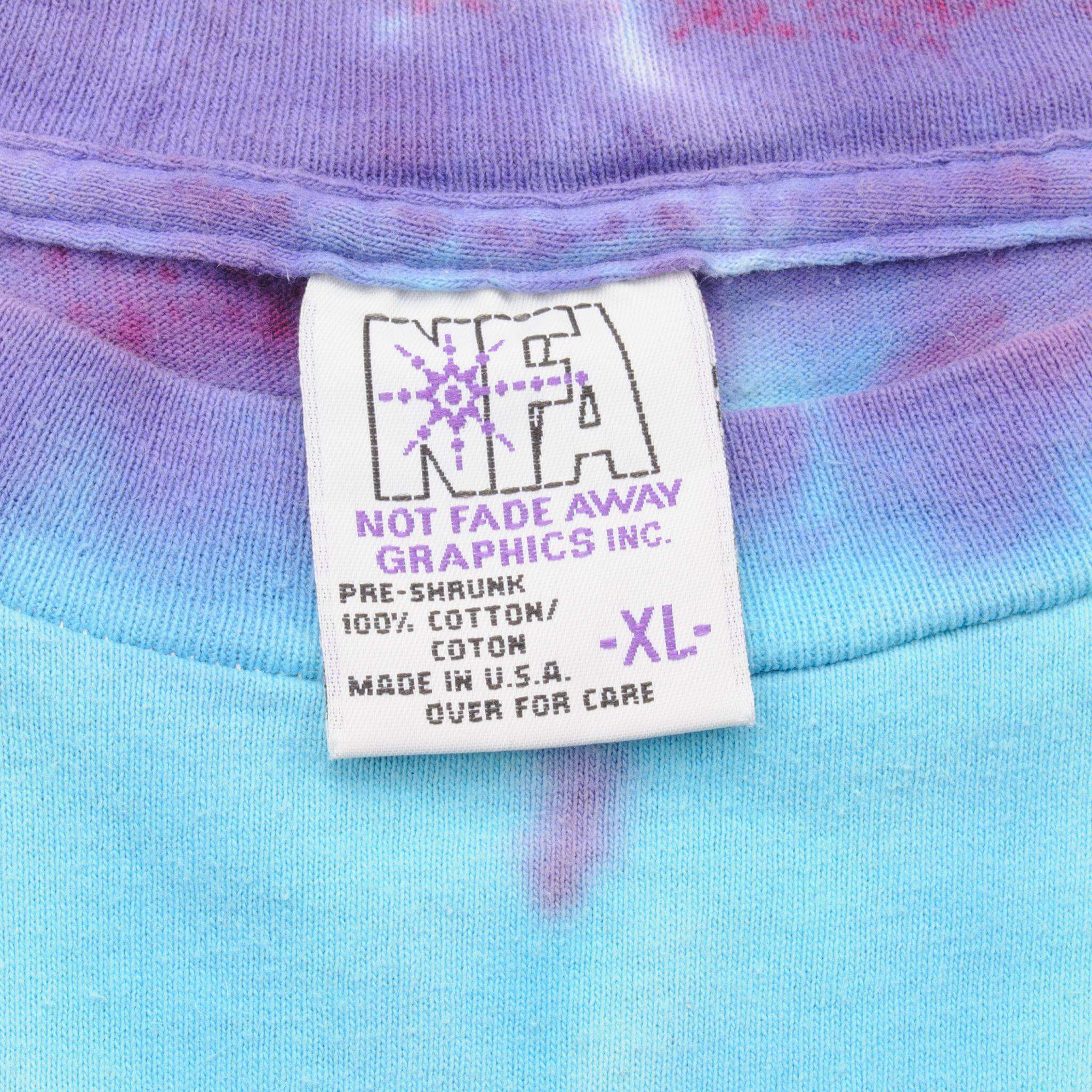 VINTAGE TIE-DYE THE GRATEFUL DEAD TEE SHIRT 1990 SIZE XL MADE IN USA