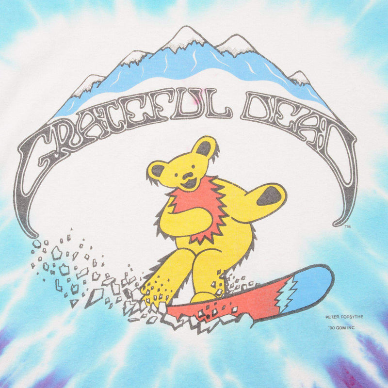 VINTAGE TIE-DYE THE GRATEFUL DEAD TEE SHIRT 1990 SIZE XL MADE IN USA