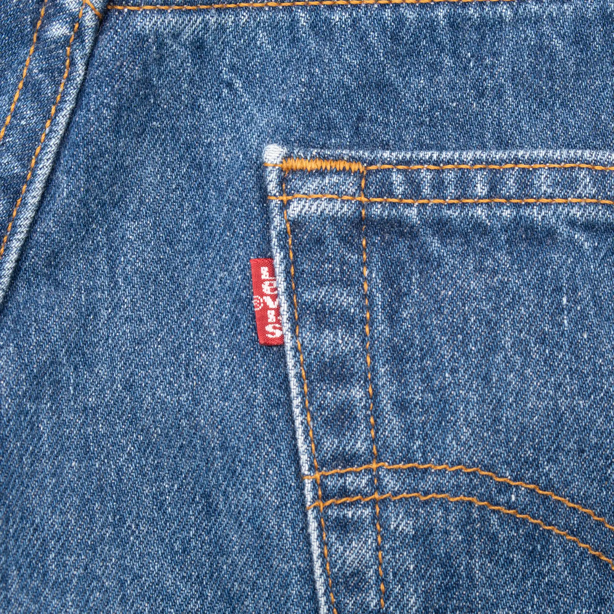 VINTAGE LEVIS 501 JEANS INDIGO 1990S SIZE W33 L31 MADE IN USA