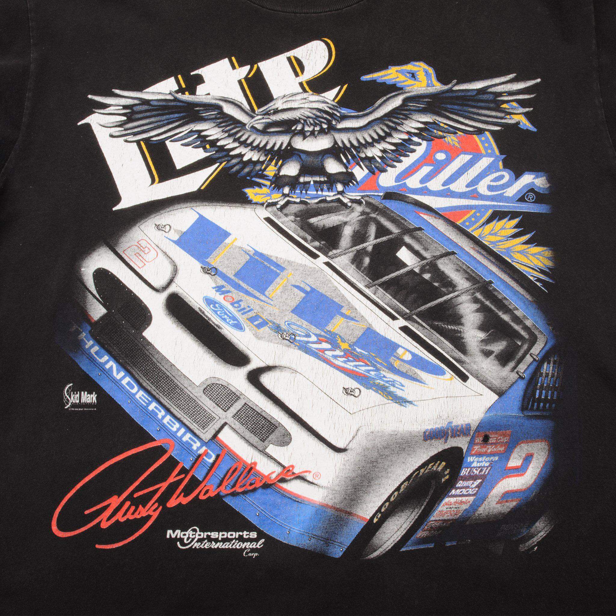 VINTAGE RUSTY WALLACE TEE SHIRT SIZE XL