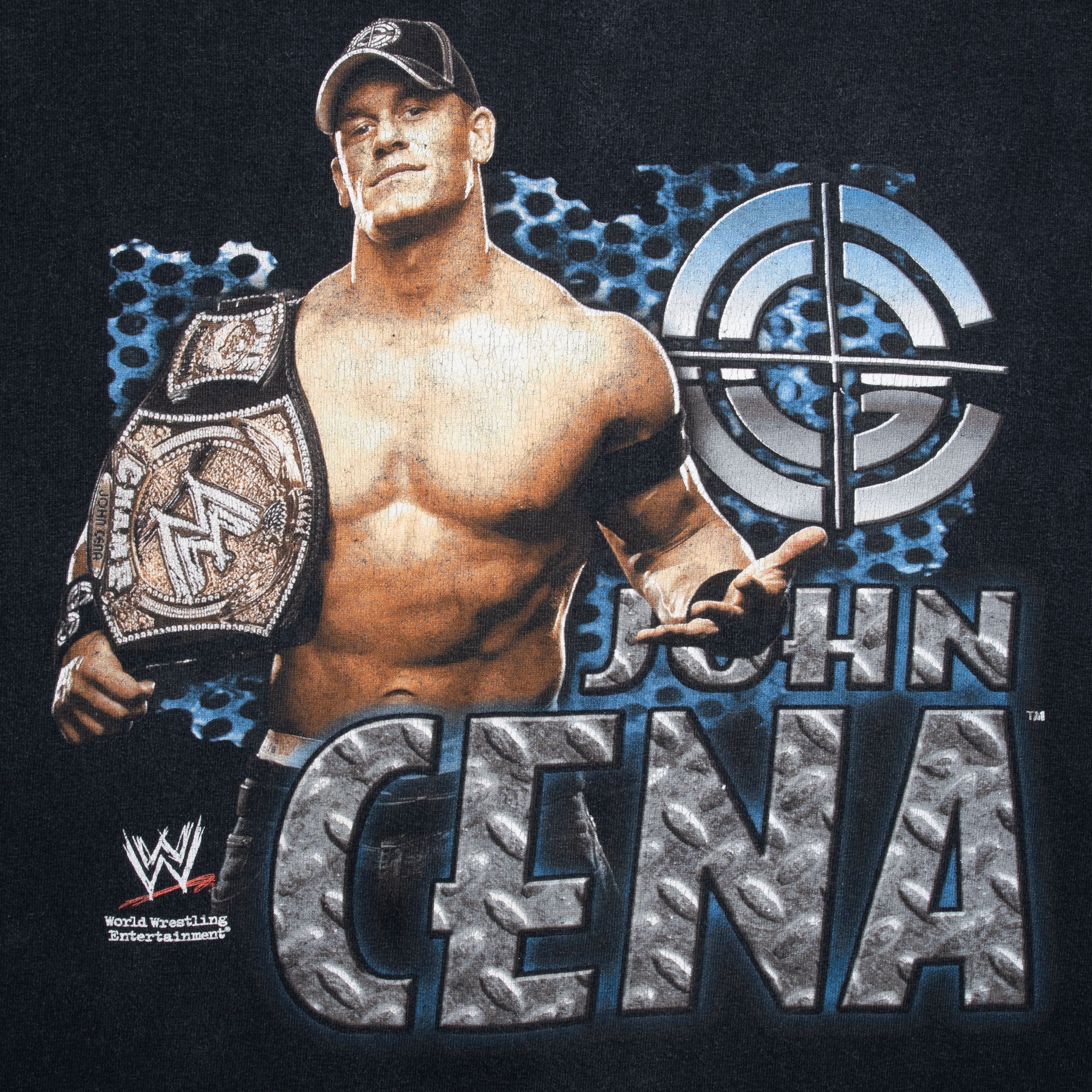 Vintage Wwe John Cena See Me Tee Shirt 2002 Size 2Xl