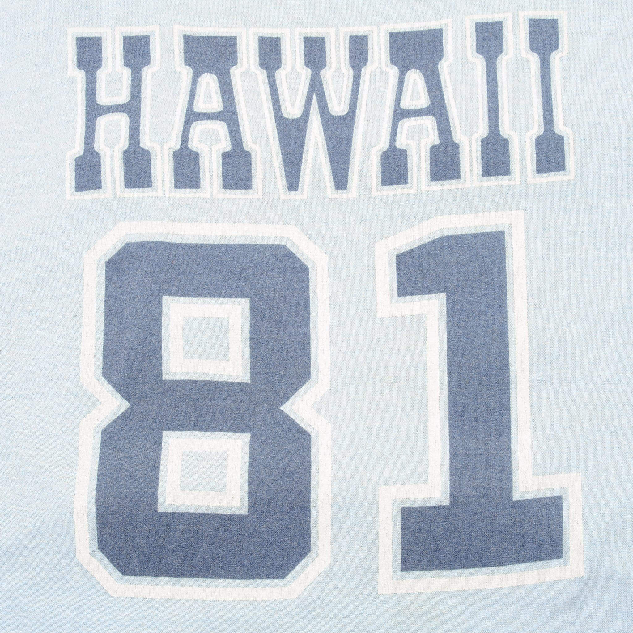 VINTAGE HAWAII 81 TEE SHIRT SIZE MEDIUM