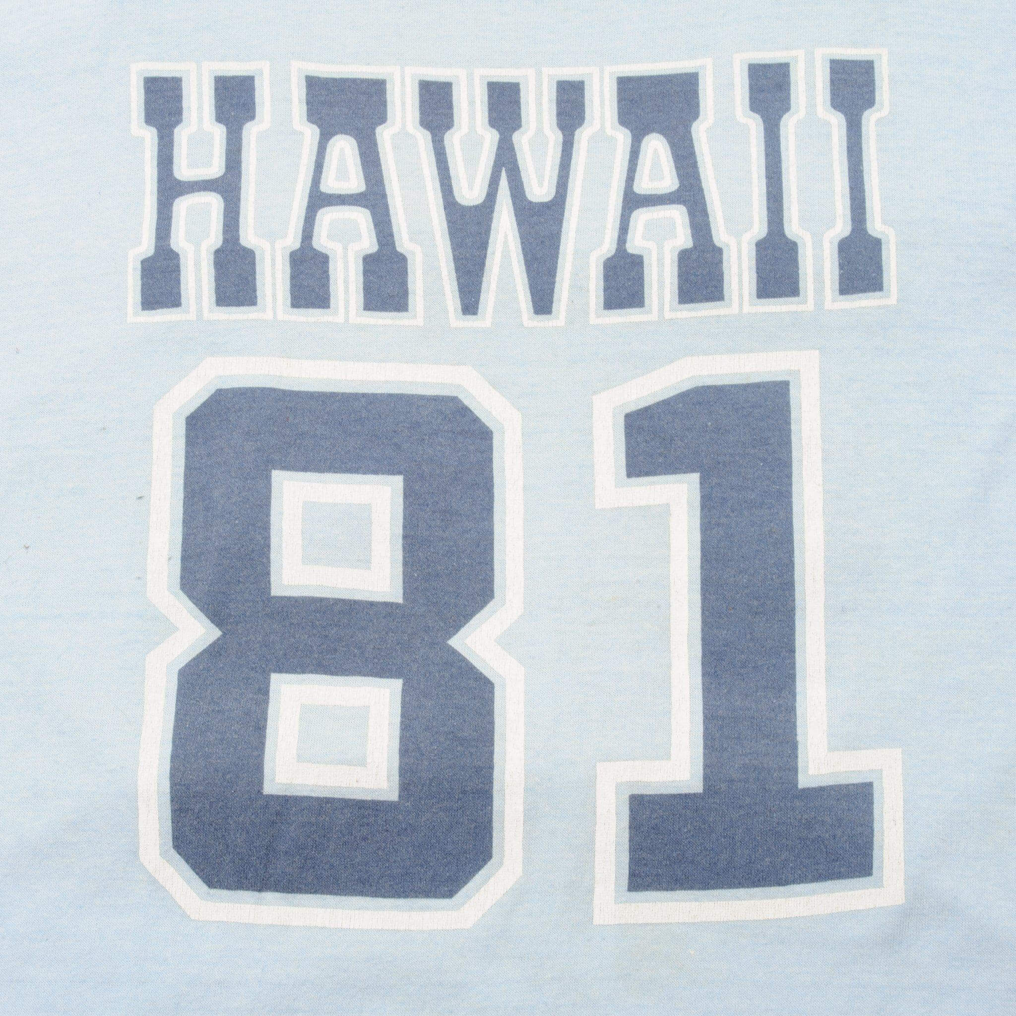 VINTAGE HAWAII 81 TEE SHIRT SIZE MEDIUM