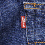 Beautiful Indigo Levis 501 Jeans 1990s Made in USA with Dark Wash  Size on tag 40X36 Actual Size 40X34 Back Button #555