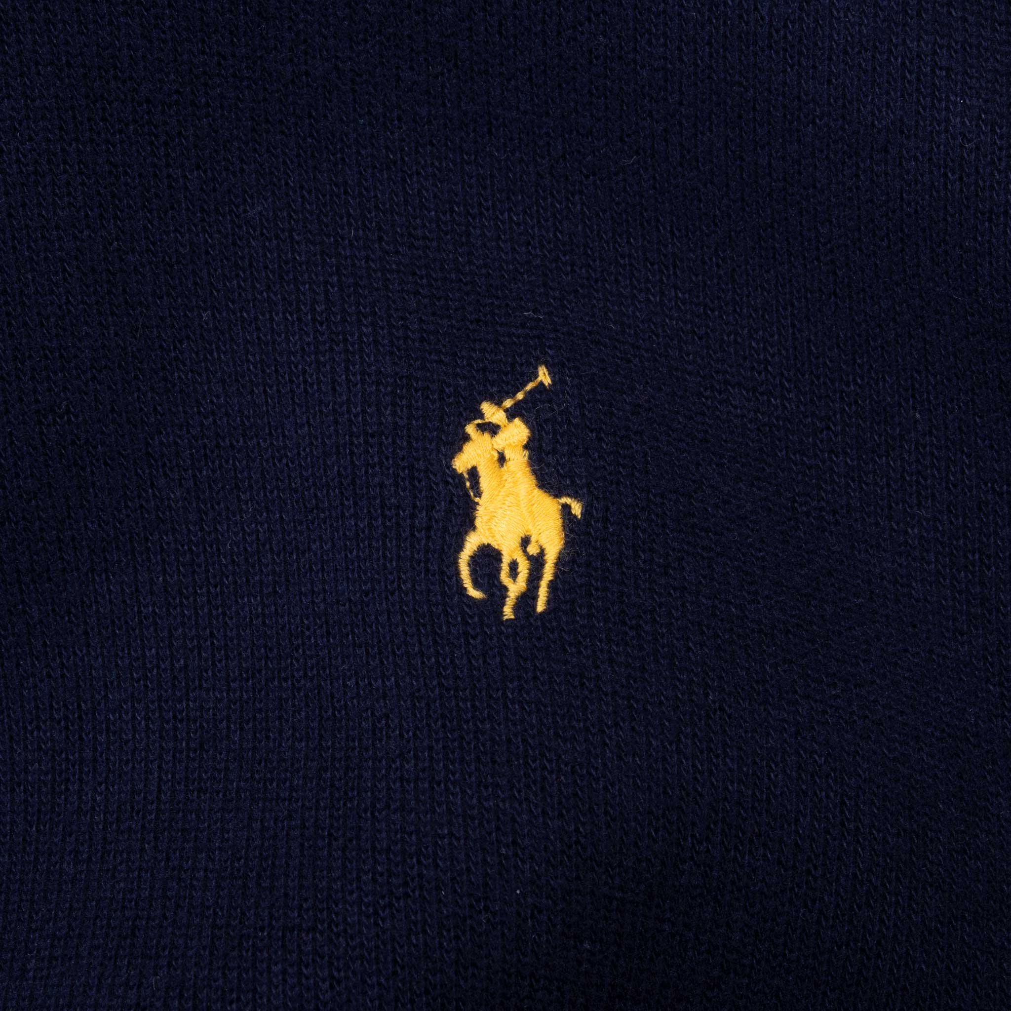 Vintage Polo Ralph Lauren Navy Blue Quarter 1/4 Zip Sweater 1990S Size 2XL