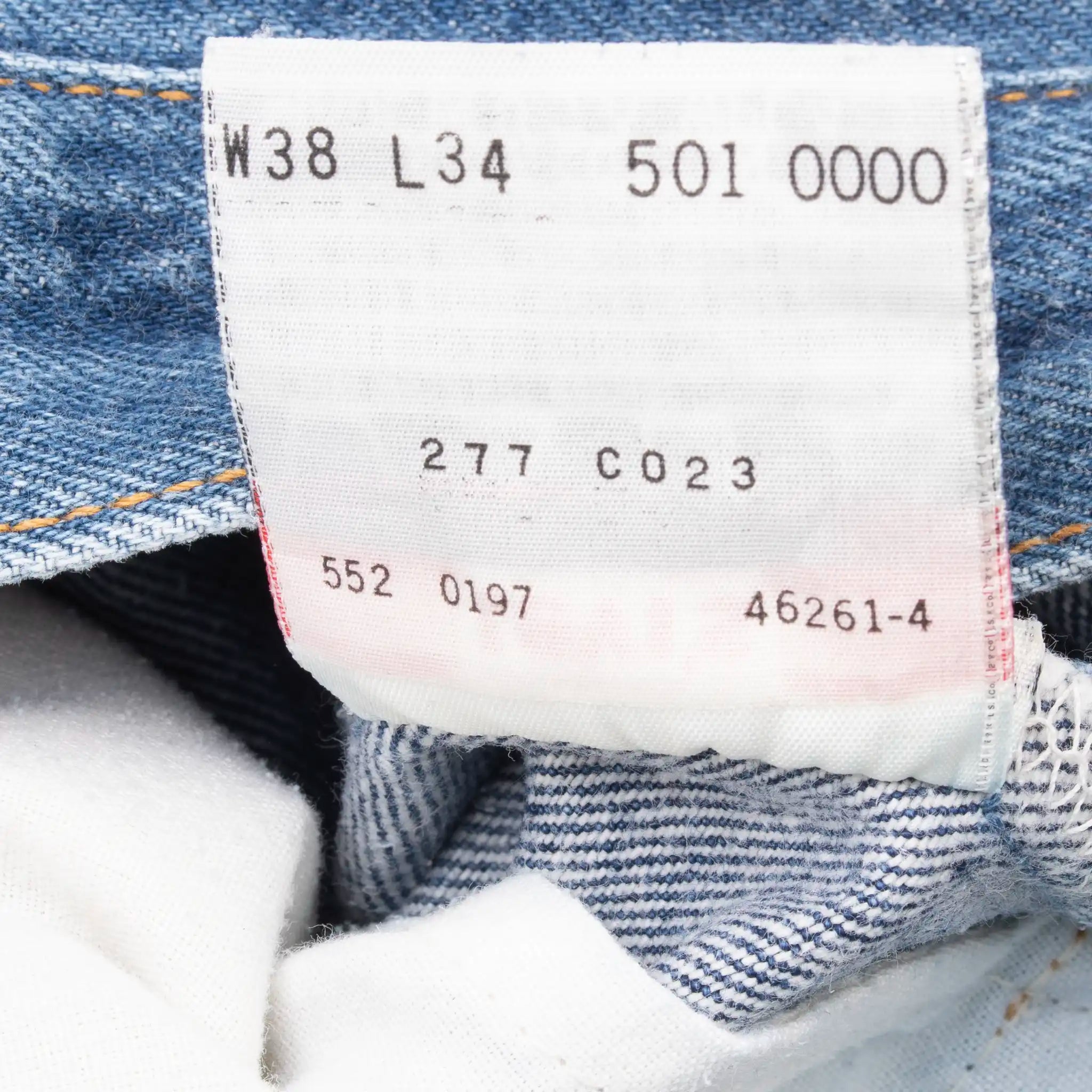 VINTAGE LEVIS 501 INDIGO BLUE JEANS 1990S SIZE 36X31