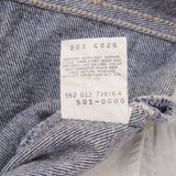 Beautiful Indigo Levis 501 Jeans 1980s Made in USA with Dark Wash  Size on tag 40X31 Actual Size 38X29 Back Button #552