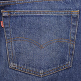 Beautiful Indigo Levis 501 Jeans 1980s Made in USA with Dark Wash  Size on tag 40X31 Actual Size 38X29 Back Button #552