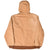 Back of brown Carhartt J140 hooded active jacket