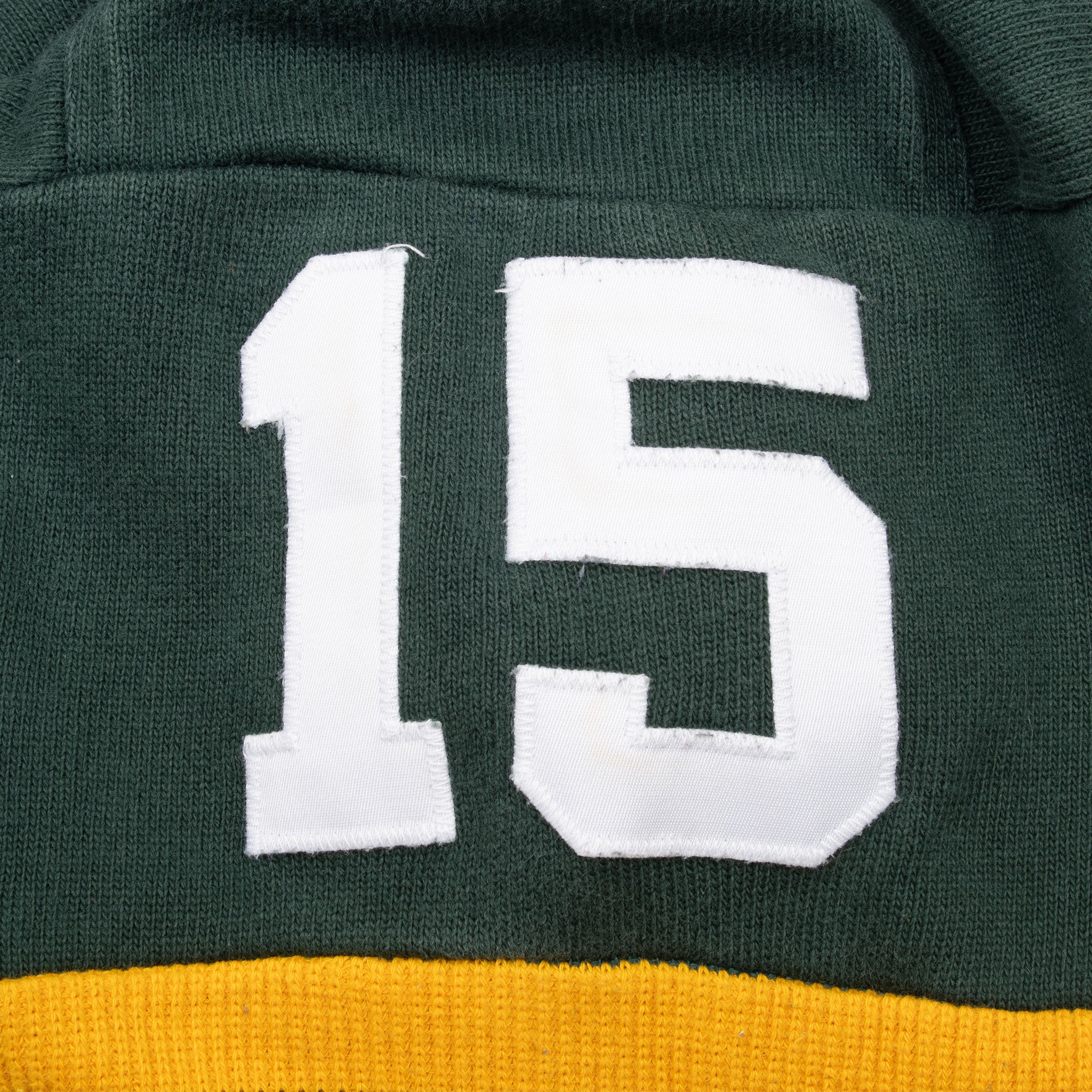 Vintage Nfl Green Bay Bart Starr #15 Super Bowl 1 1966 Champion Throwback Jersey Size XL Made In USA
