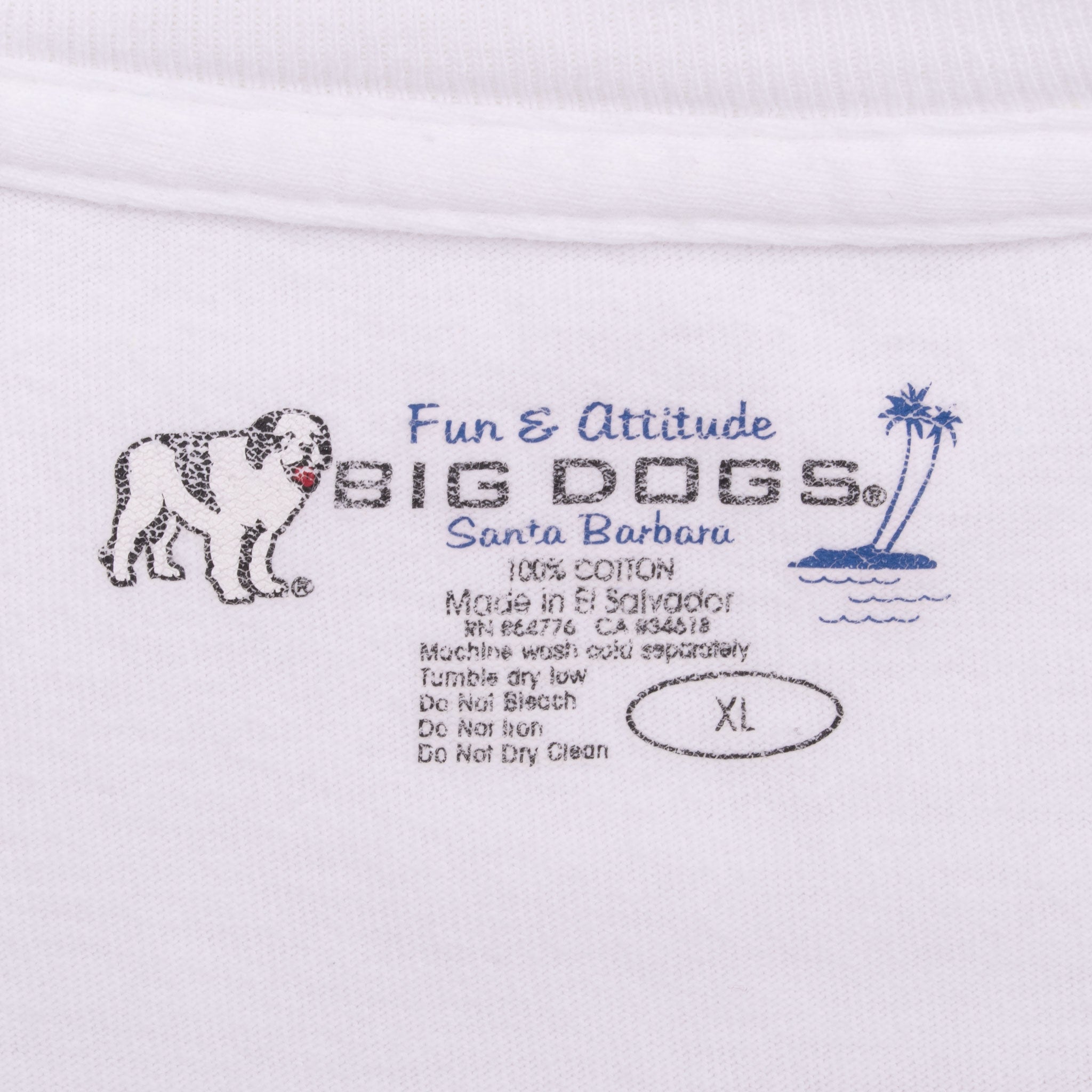 Vintage Big Dogs Hairy Pawter 2007 Tee Shirt Size XL