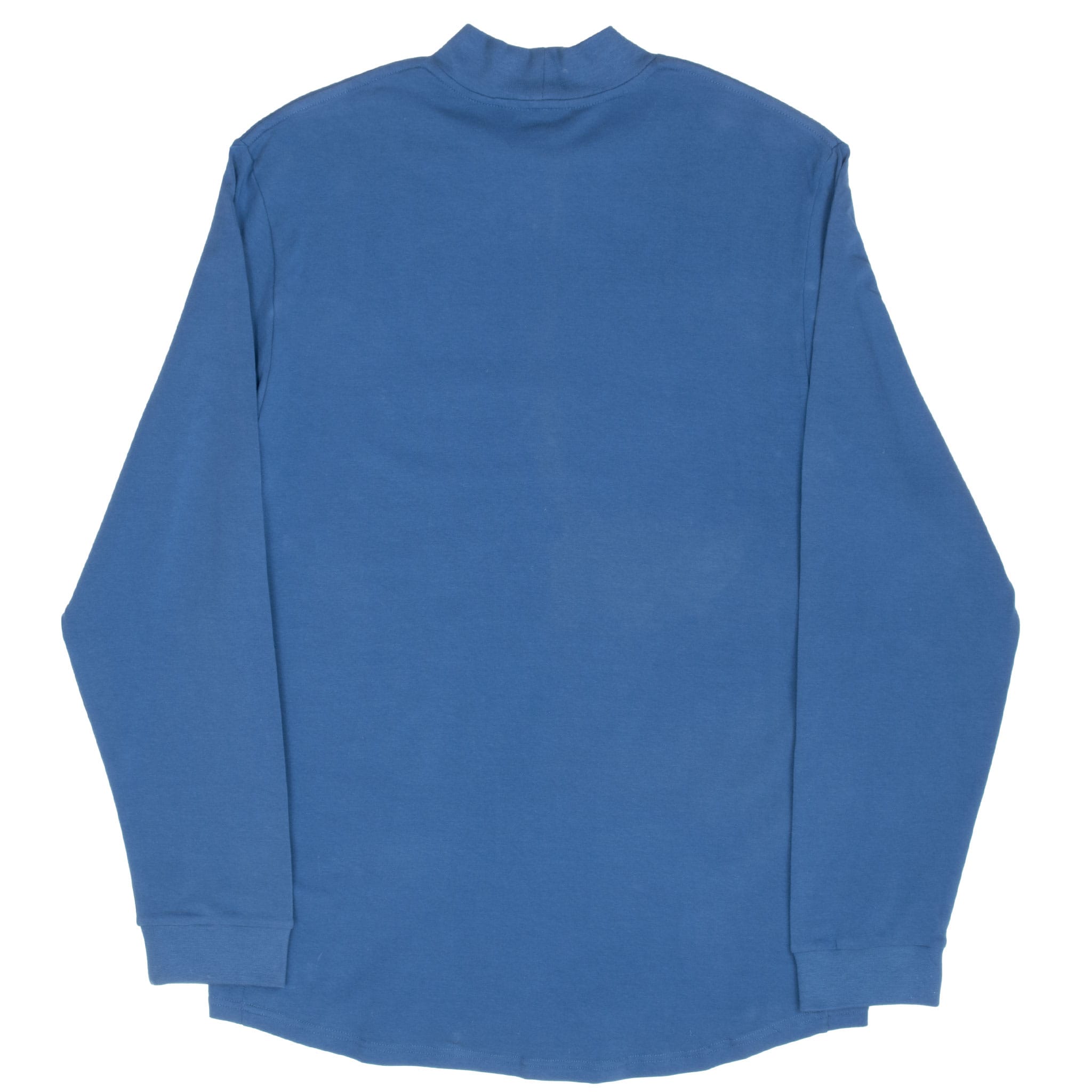 VINTAGE NIKE BLUE LONG SLEEVE TURTLE NECK STRECH TEE SHIRT 2000S LARGE NOS