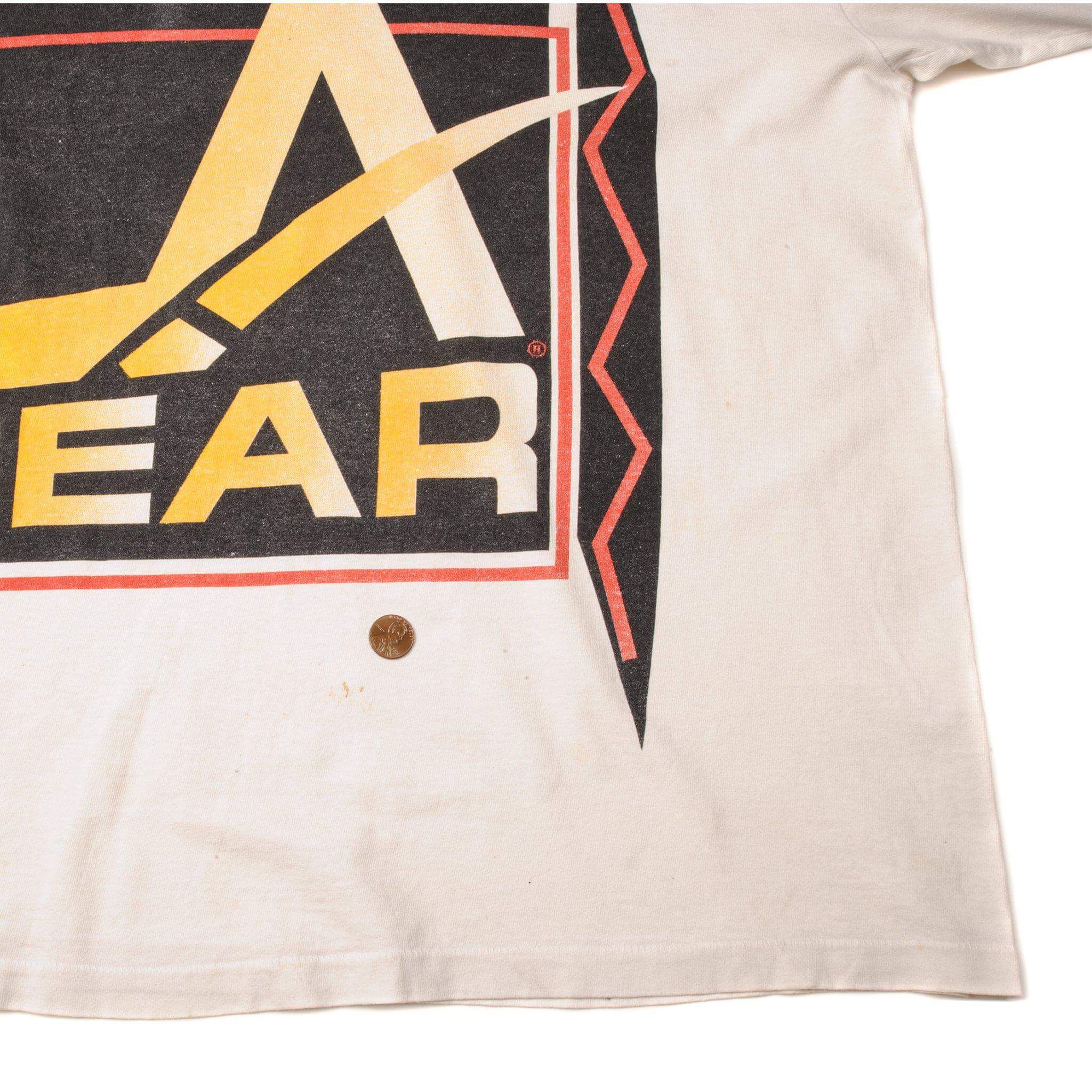 VINTAGE LA GEAR TEE SHIRT 1990s SIZE XL MADE IN USA