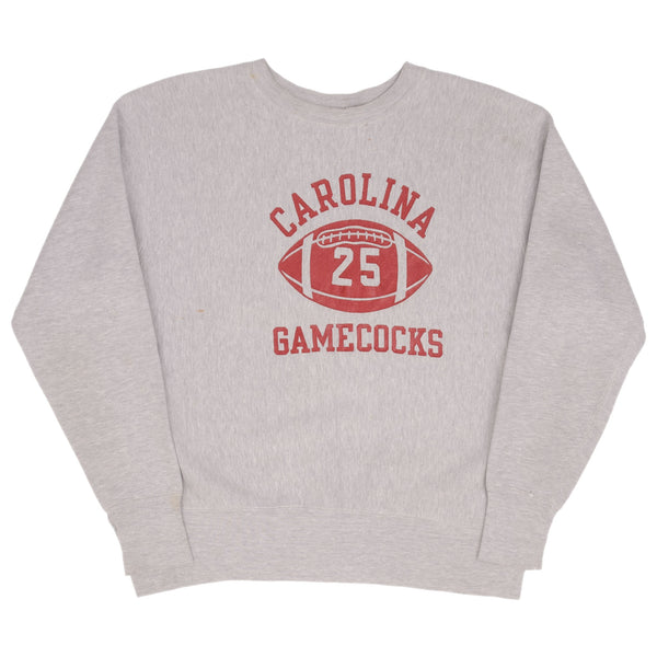 Vintage Champion Carolina Gamecocks Football Reverse Weave Sweatshirt 1970S Size Large Made In Usa