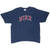 VINTAGE NIKE SPELLOUT NAVY BLUE TEE SHIRT 2000S SIZE LARGE