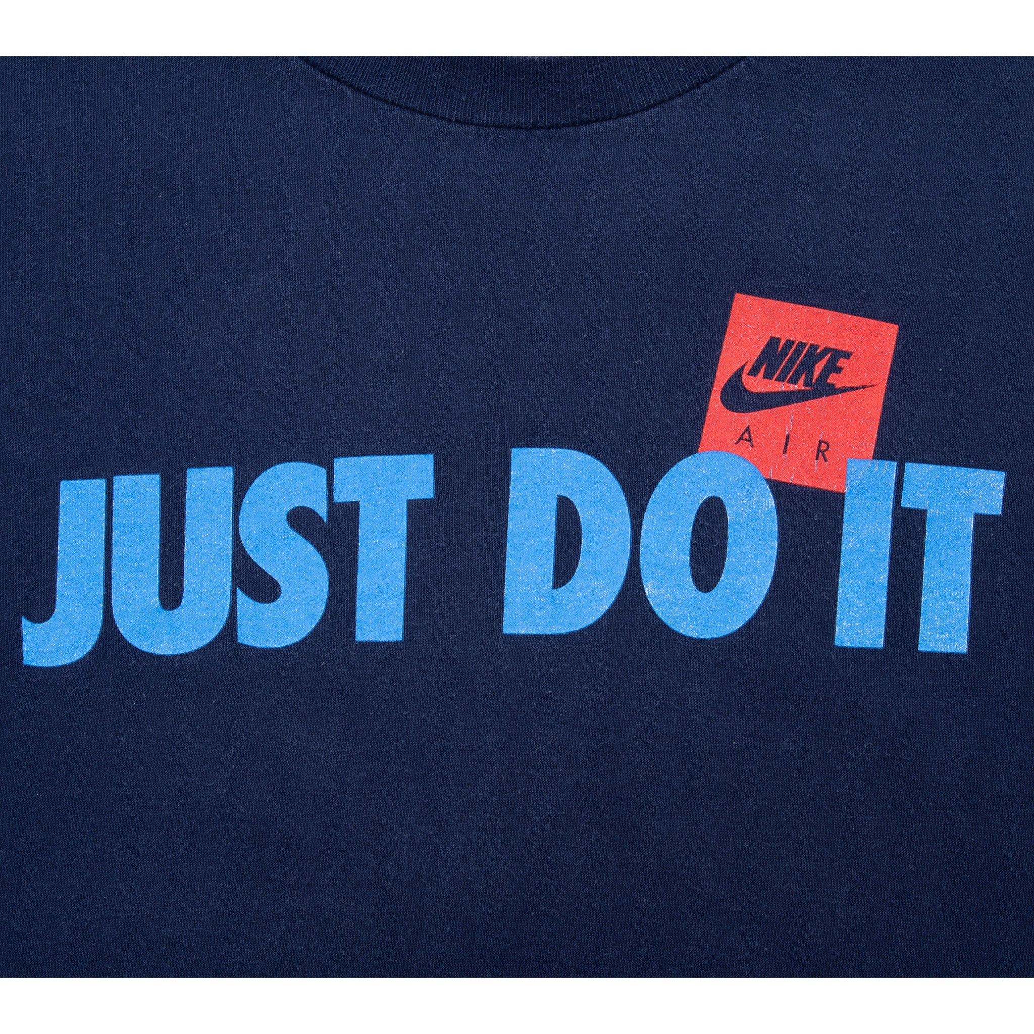 Vintage Nike Just Do It Navy Blue Tee Shirt 2000S Size Medium