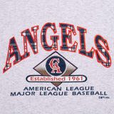 Vintage Mlb California Angels Tee Shirt 1993 Medium Made In Usa With Single Stitch Sleeves