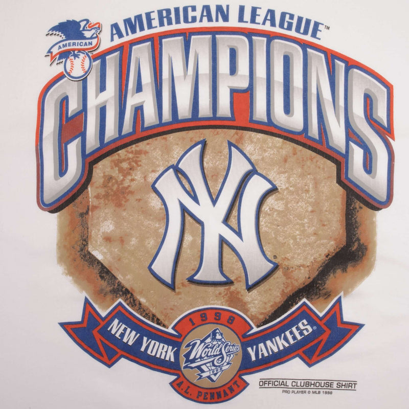 Vintage Mlb New York Yankees American League Champions 1998 Tee Shirt Size 2XL