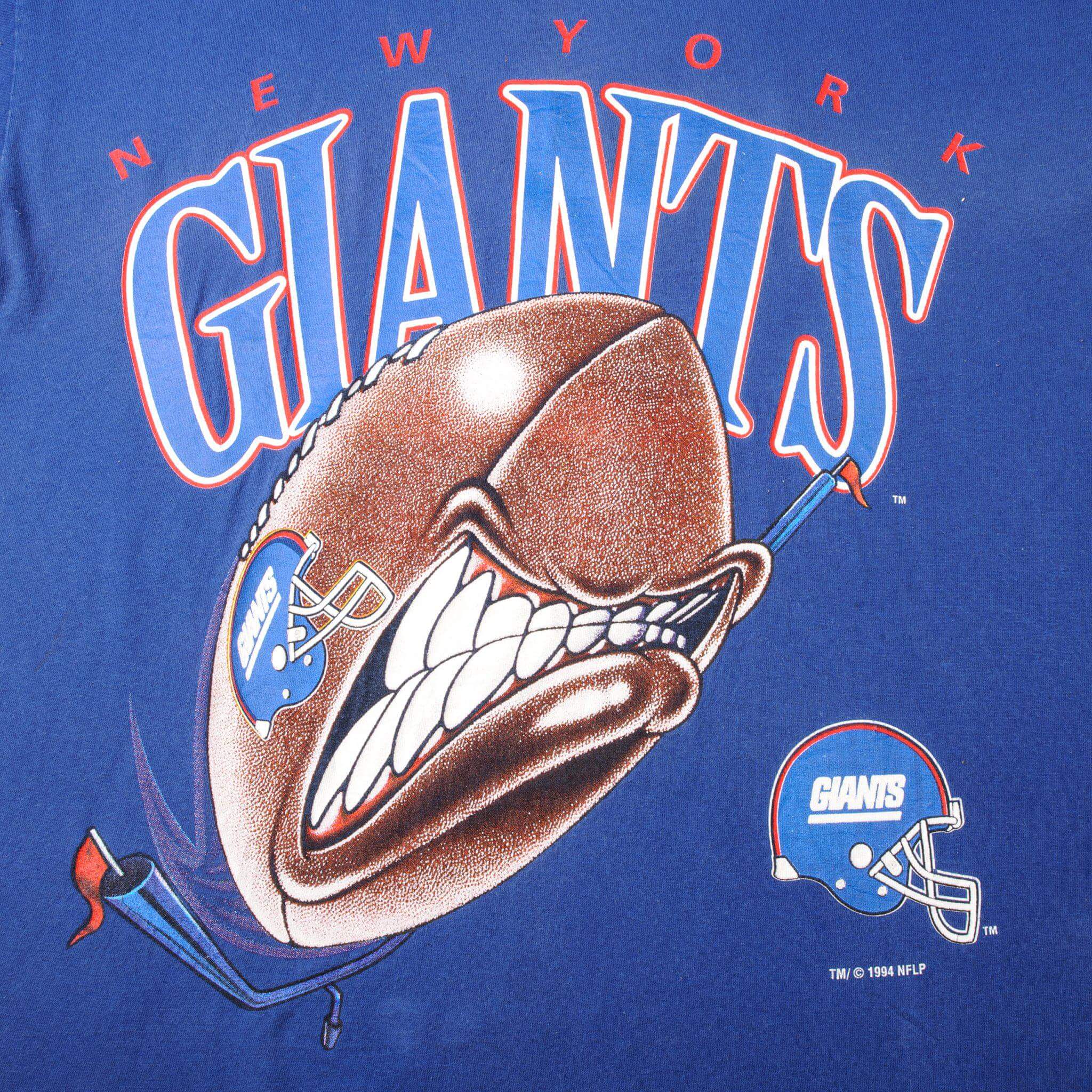 VINTAGE NFL NY GIANTS TEE SHIRT 1994 SIZE XL MADE IN USA