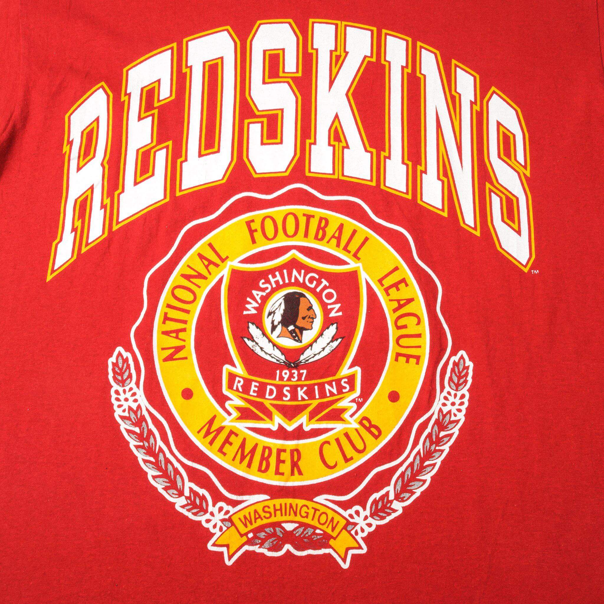 VINTAGE NFL WASHINGTON REDSKINS TEE SHIRT 1990s SIZE LARGE MADE IN USA