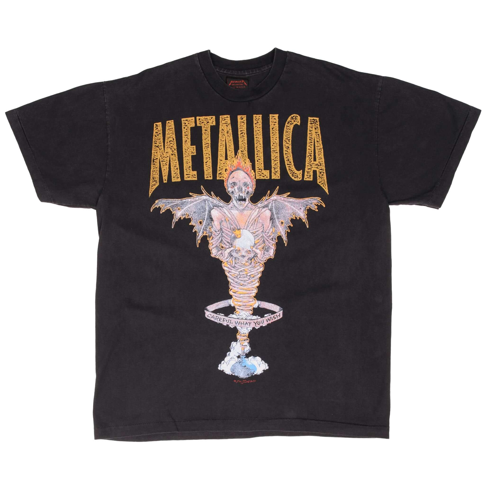 Bootleg Tee Shirt Metallica Careful What You Wish King Nothing Size XL Made In USA With Single Stitch Sleeves