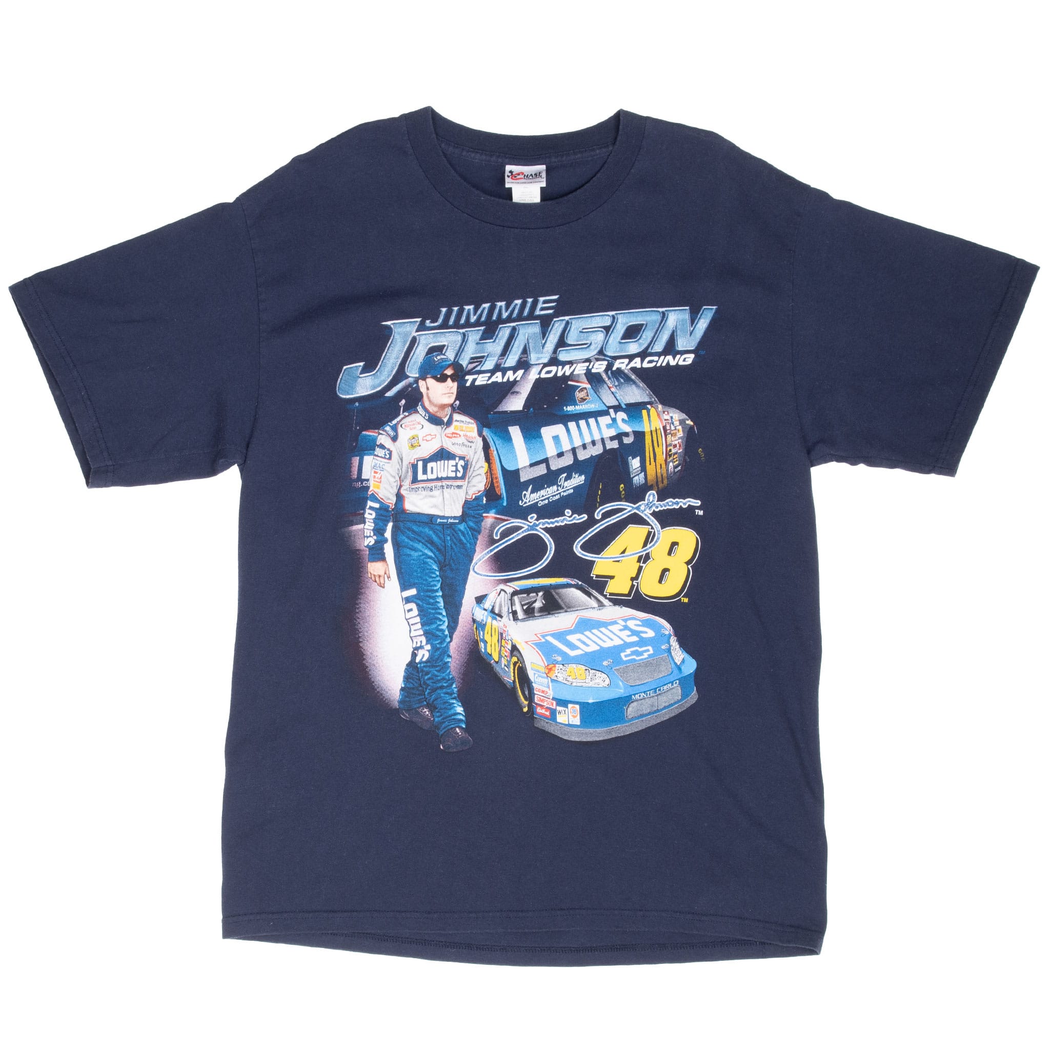 Vintage Nascar Jimmie Johnson Tee Shirt 2001 Size Large