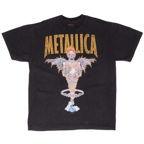 Bootleg Tee Shirt Metallica Careful What You Wish King Nothing Size XL Made In USA With Single Stitch Sleeves