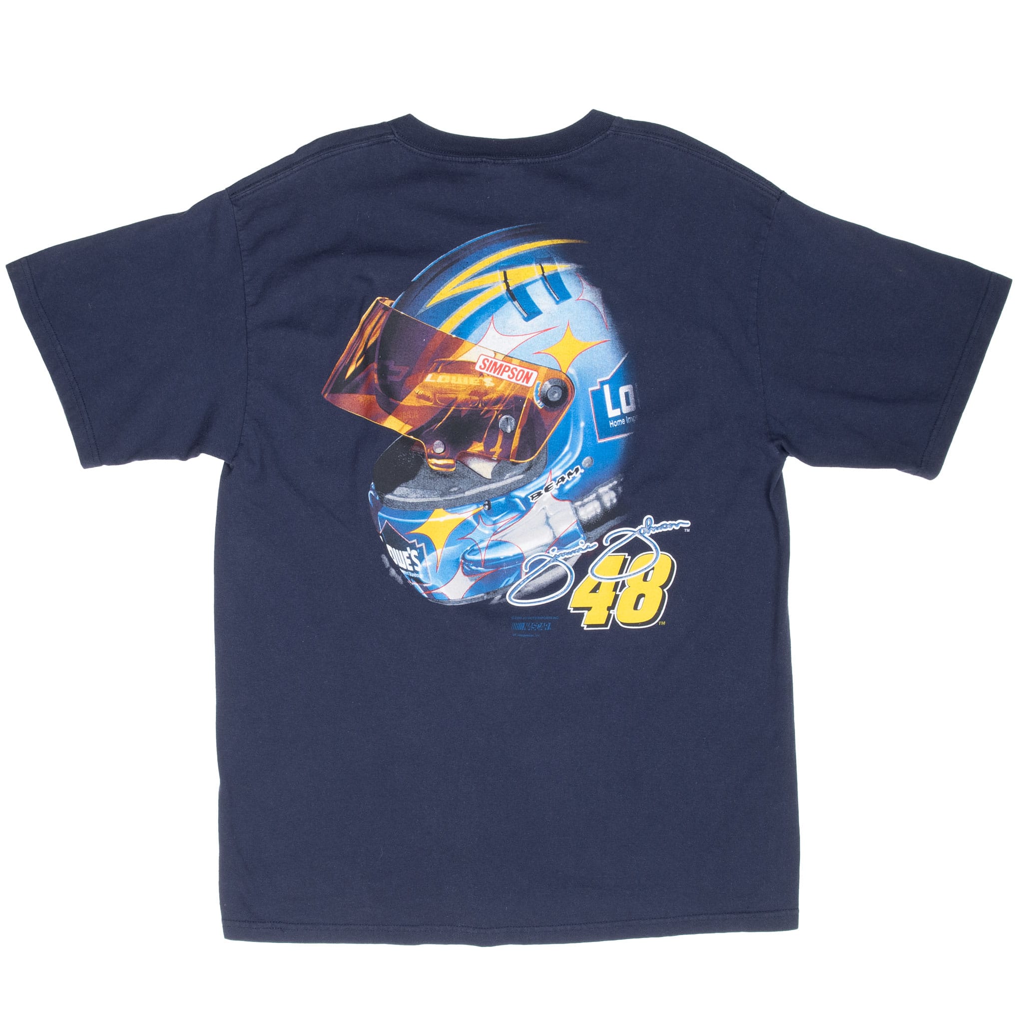 Vintage Nascar Jimmie Johnson Tee Shirt 2001 Size Large