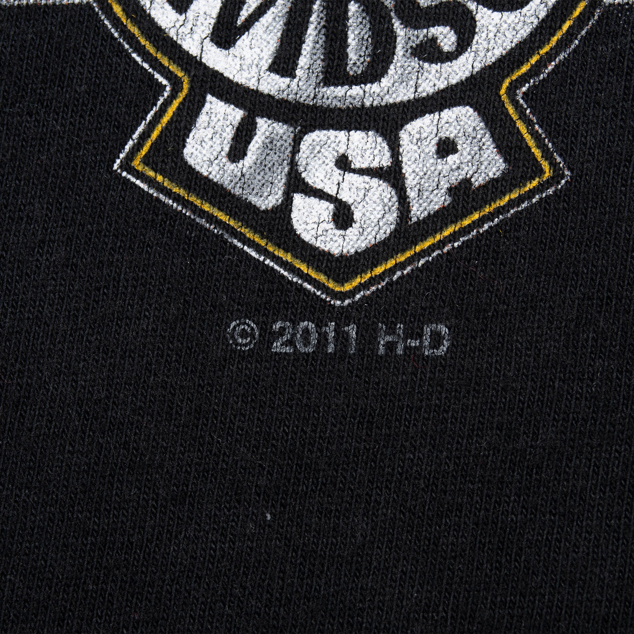 Vintage Harley Davidson Fatboy Sioux Falls 2011 Tee Shirt Size Medium Made In Usa