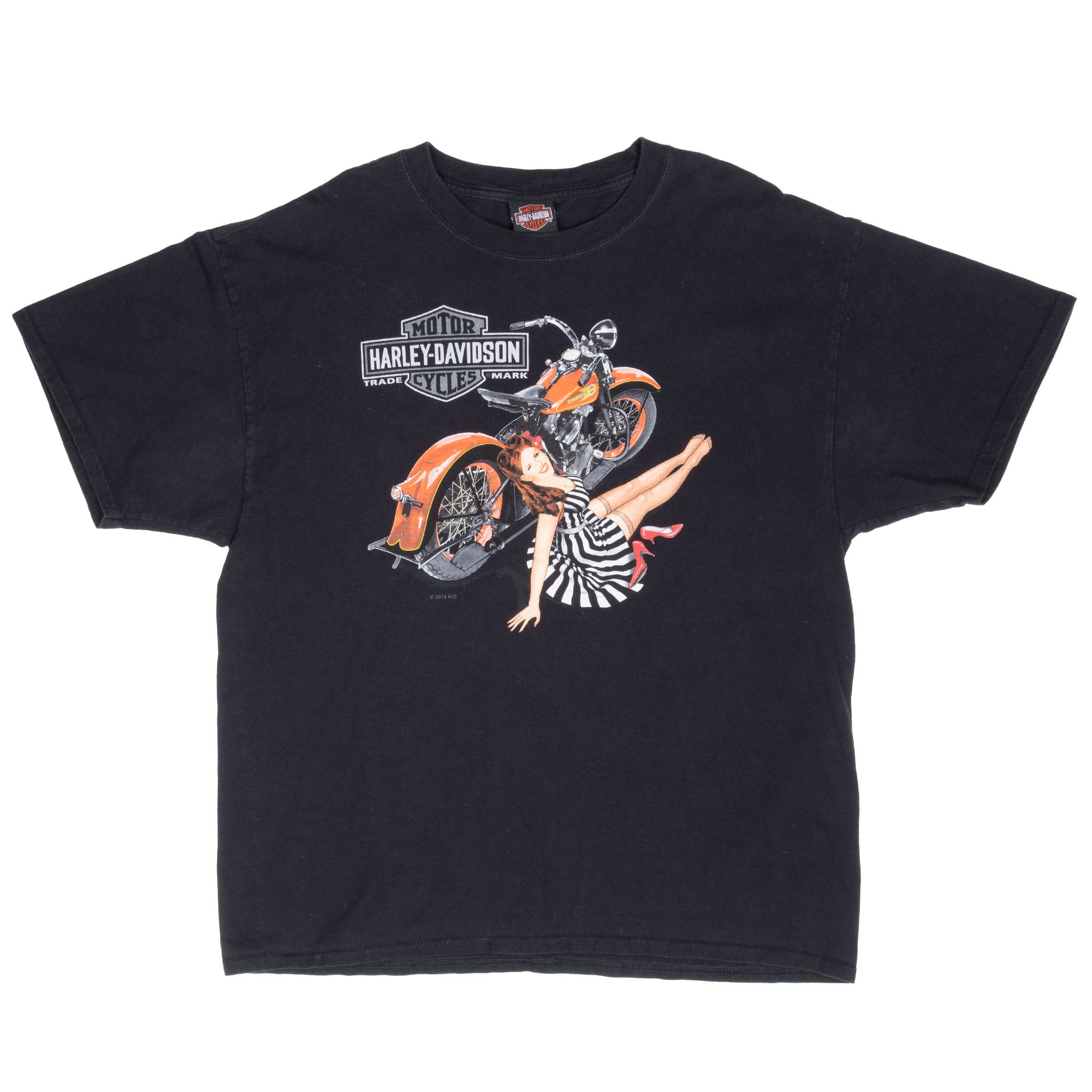 VINTAGE HARLEY DAVIDSON SIOUX FALLS SOUTH DAKOTA TEE SHIRT 2014 XL